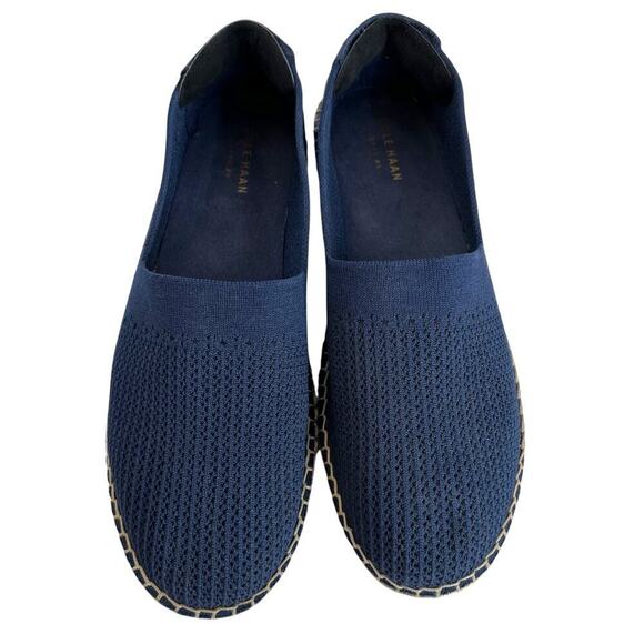COLE HAAN Cloudfeel Stitchlite Espadrille in Navy Blue Fabric Women's 9.5B - Picture 8 of 15